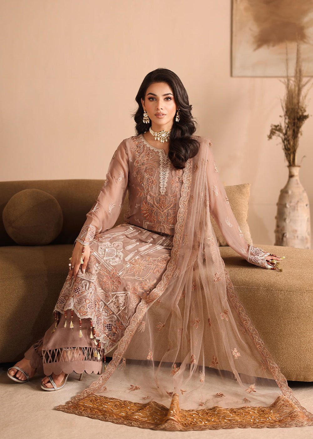 Buy Now Kashish Luxury Chiffon '25 by Ramsha | K-308 Online in USA, UK, Canada, France, Greece, Germany, Ireland, Italy, UAE & Worldwide at Empress Clothing.
