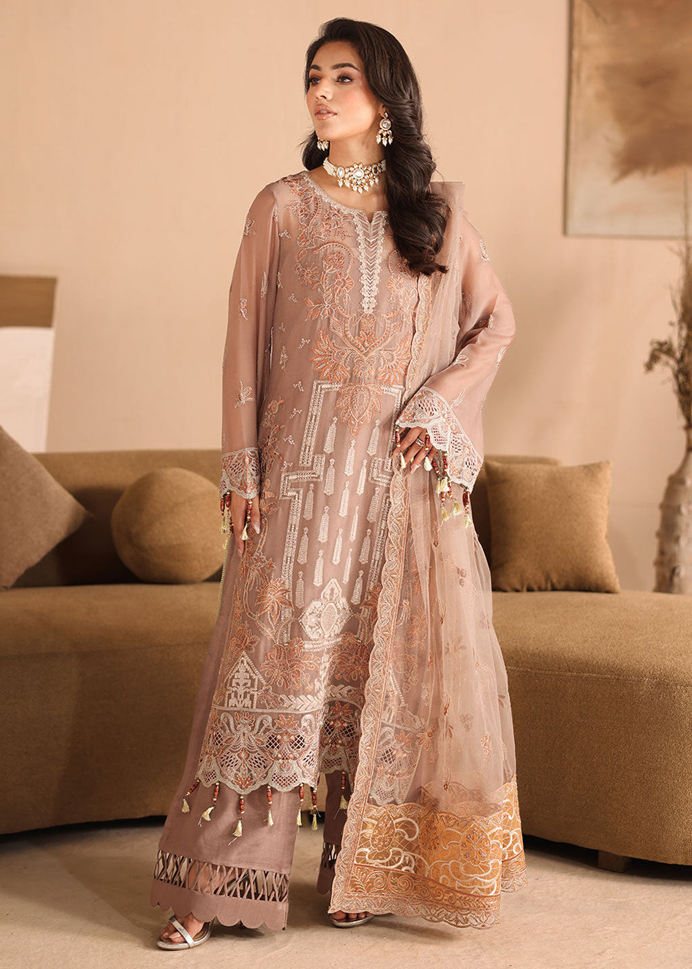 Buy Now Kashish Luxury Chiffon '25 by Ramsha | K-308 Online in USA, UK, Canada, France, Greece, Germany, Ireland, Italy, UAE & Worldwide at Empress Clothing.