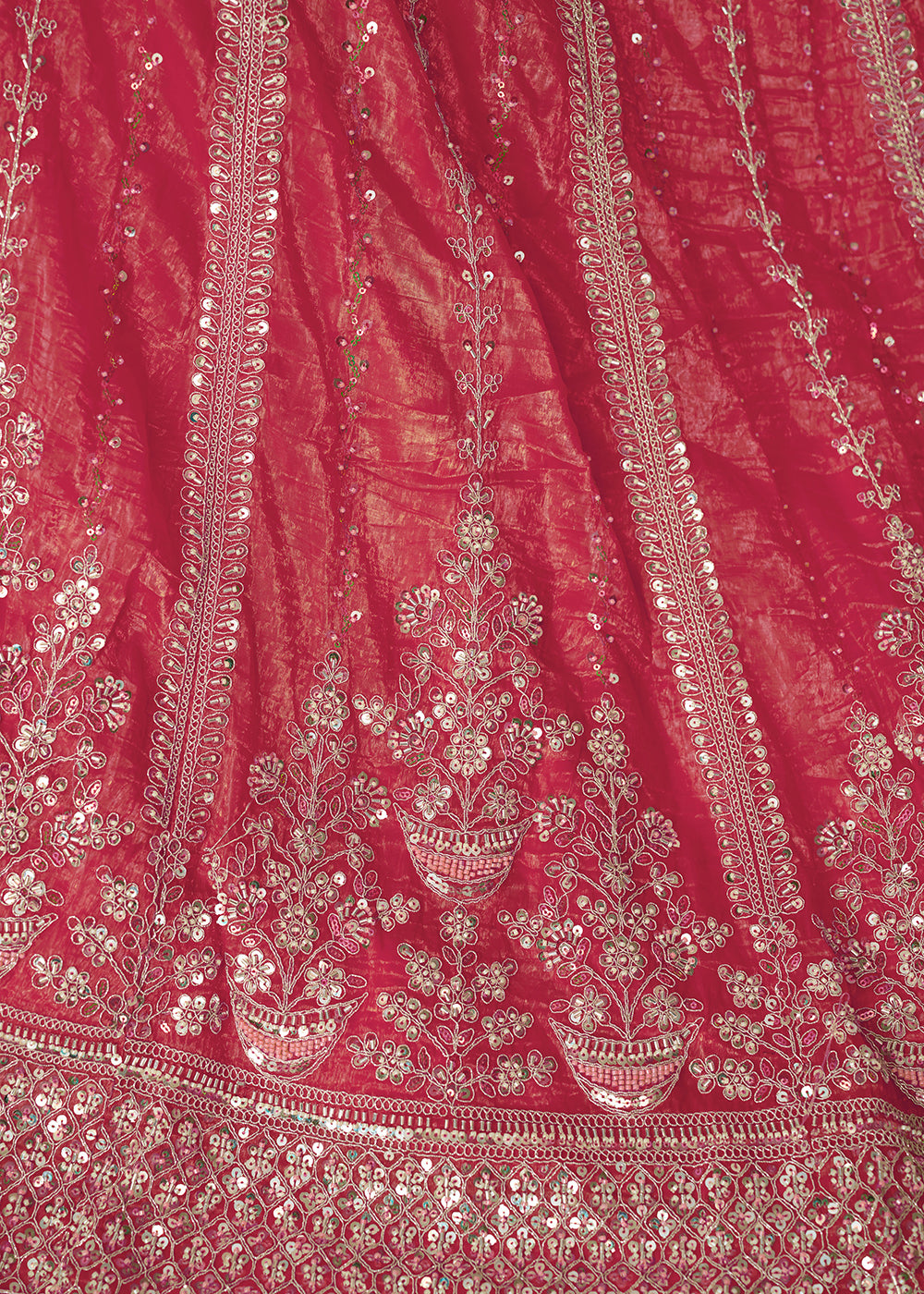 Buy Now Pink Jimmy Choo Material Wedding Festive Lehenga Choli Online in USA, UK, Canada, France, Italy, Germany, Austria, UAE & Worldwide at Empress.