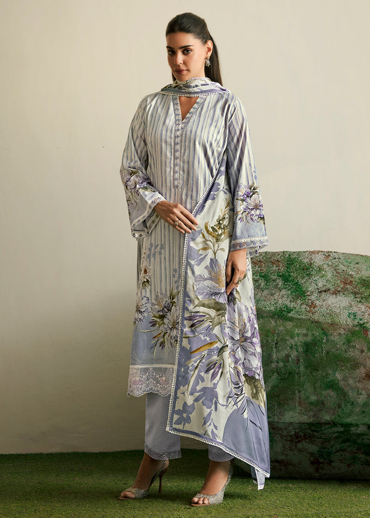 Buy Now Off White & Grey Embroidered Festive Wear Salwar Suit Online in USA, UK, Canada, Germany, Italy, France, Austria, UAE & Worldwide at Empress Clothing.