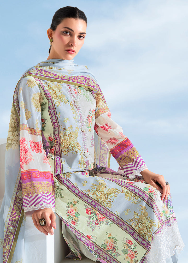 Buy Now Grey Multicolor Digital Printed Festive Pant Style Suit Online in USA, UK, Canada, Germany, Italy, France, Austria & Worldwide at Empress Clothing.