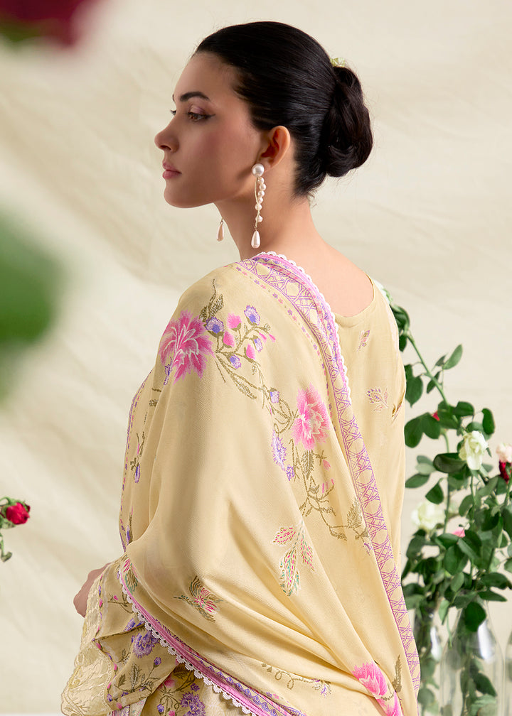 Buy Now Cream Resham Embroidery & Digital Printed Salwar Suit Online in US, UK, Canada, Germany, Italy, France, Australia, UAE & Worldwide at Empress Clothing.