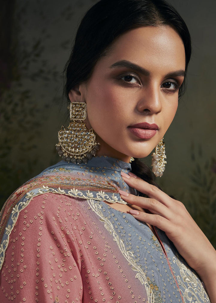 Buy Now Pakistani Style Blush Pink Digital Printed Salwar Suit Online in USA, UK, Canada, Germany, Australia & Worldwide at Empress Clothing.