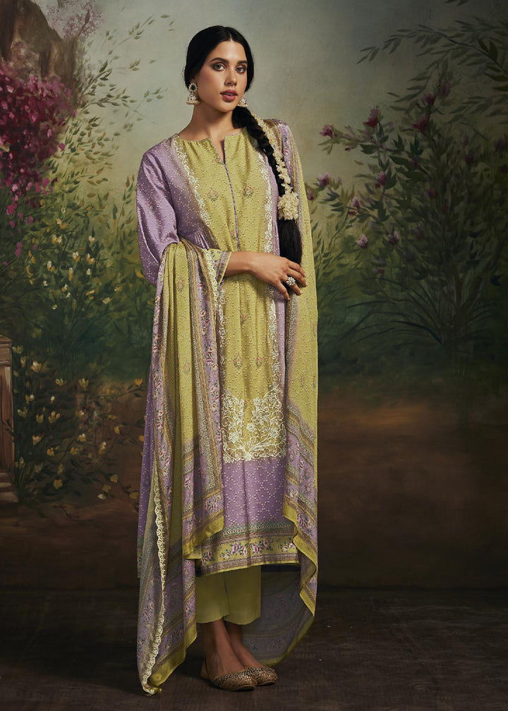 Buy Now Pakistani Style Purple Digital Printed Salwar Suit Online in USA, UK, Canada, Germany, Australia & Worldwide at Empress Clothing. 
