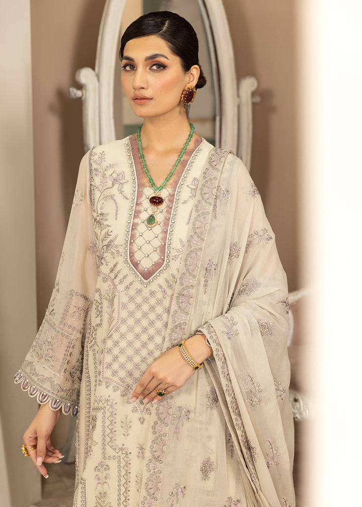 Buy Now Beige Formal Suit - Alizeh - Dhaagay Formals '23 - V02D01 - Kiera Online in USA, UK, Canada & Worldwide at Empress Clothing.