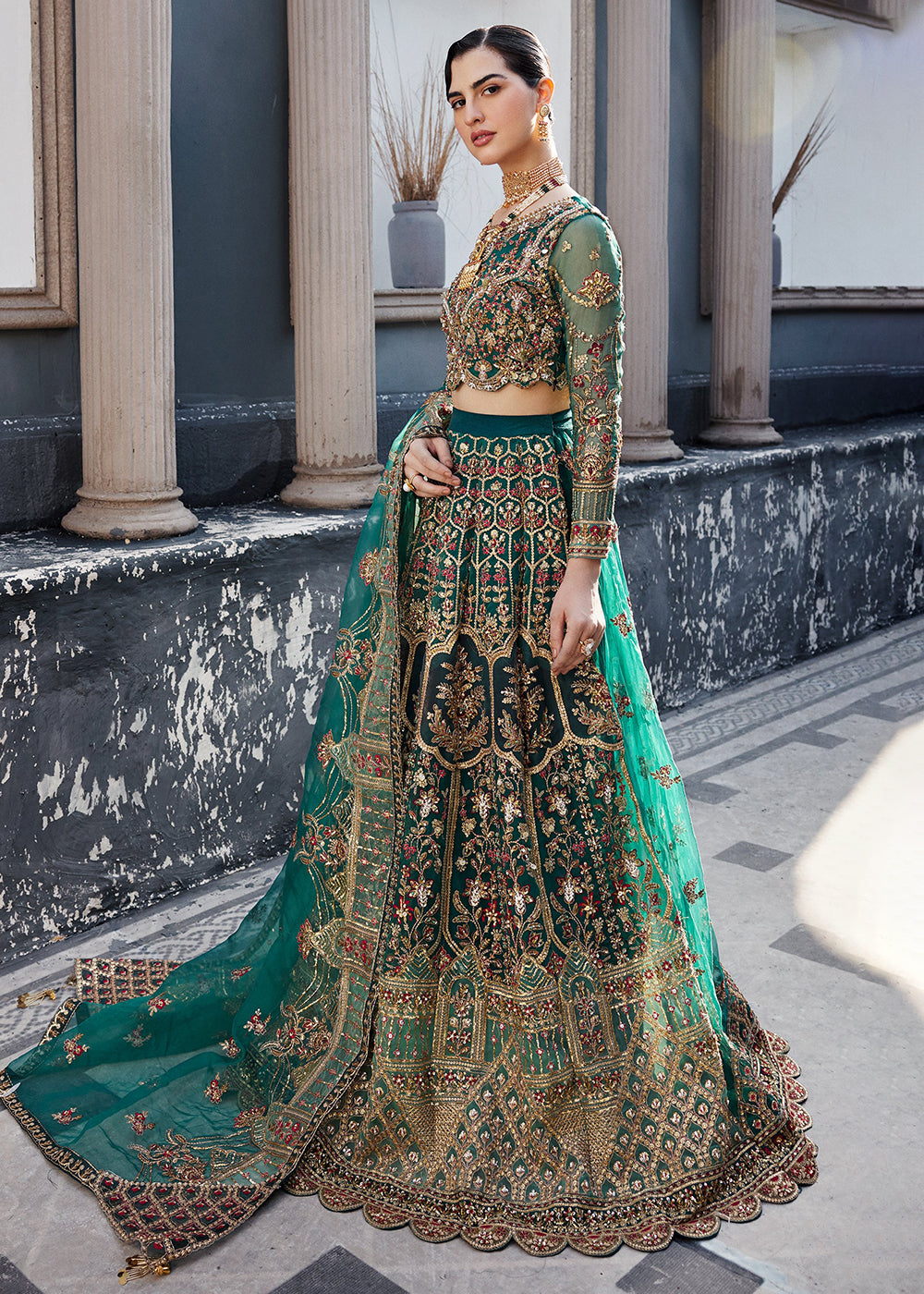 Buy Now Nawabzadi Wedding Formals '24 by Emaan Adeel | LALEENA Online at Empress Online in USA, UK, Canada & Worldwide at Empress Clothing.