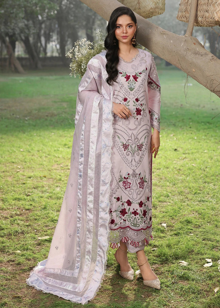 Buy Now Tales of Petals Luxury Lawn '26 by Sardinia | LAVENDAR HAZE Online in US, UK, Canada, France, Greece, Germany, Ireland, Sweden & Worldwide at Empress.