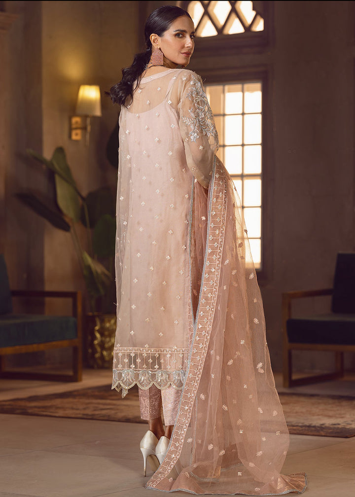 Buy Now Pink Pakistani Organza Suit | Emaan Adeel | Le Festa Formal Edit 7 | LF-702 Online in USA, UK, Canada & Worldwide at Empress Clothing. 