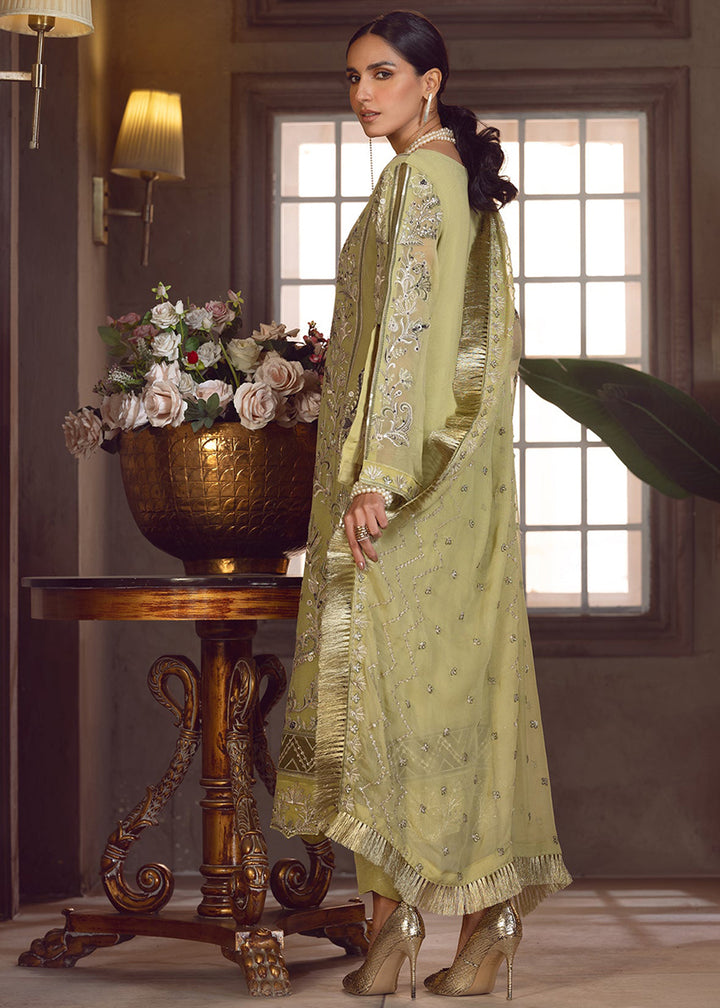 Buy Now Olive Green Pakistani Suit | Emaan Adeel | Le Festa Formal Edit 7 | LF-704 Online in USA, UK, Canada & Worldwide at Empress Clothing. 
