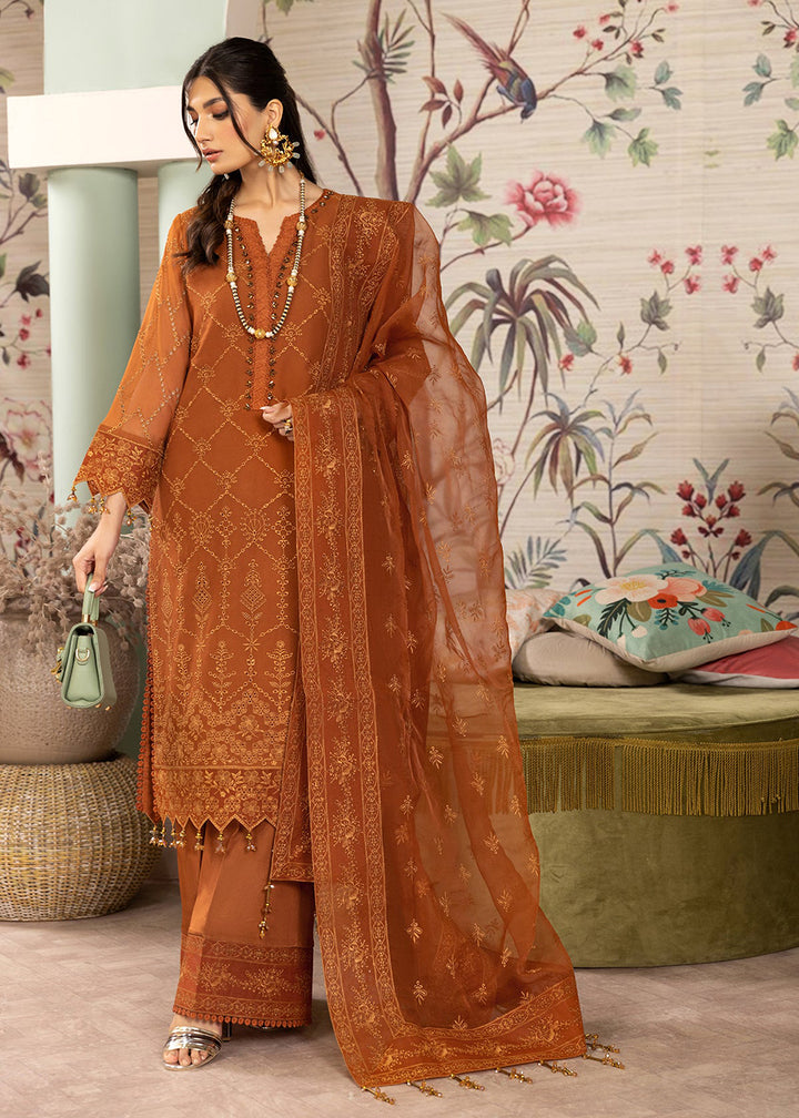 Buy Now Orange Formal Suit - Alizeh - Dhaagay Formals '23 - V02D05 - Larisa Online in USA, UK, Canada & Worldwide at Empress Clothing.