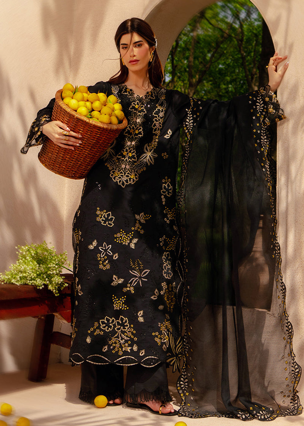 Buy Now Luxury Eid Collection 26 by Rang Rasiya | Layl Online in US, UK, Canada, France, Greece, Germany, Ireland, Sweden, Denmark, UAE & Worldwide at Empress.