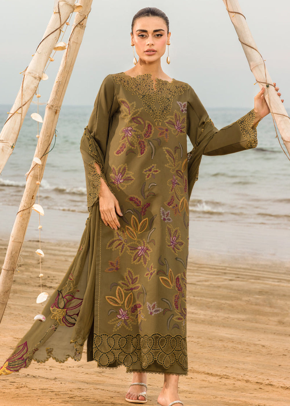 Buy Now Carnation Luxury Festive Edit ’25 by Rang Rasiya | Leah Online in USA, UK, Canada, Germany, Italy, Austria, France, UAE & Worldwide at Empress Clothing.
