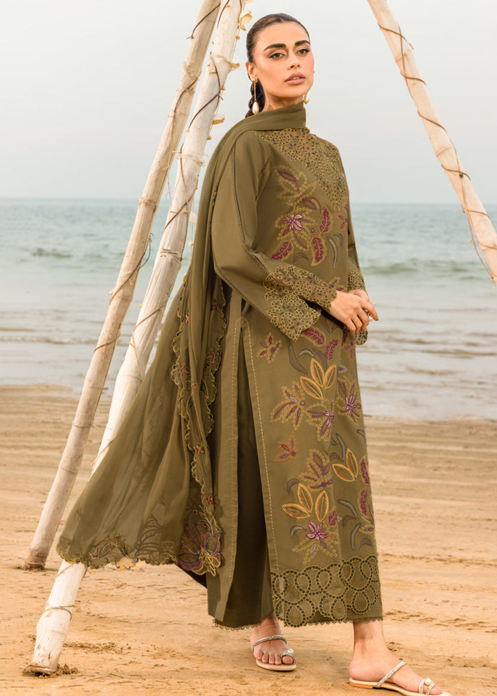 Buy Now Carnation Luxury Festive Edit ’25 by Rang Rasiya | Leah Online in USA, UK, Canada, Germany, Italy, Austria, France, UAE & Worldwide at Empress Clothing.