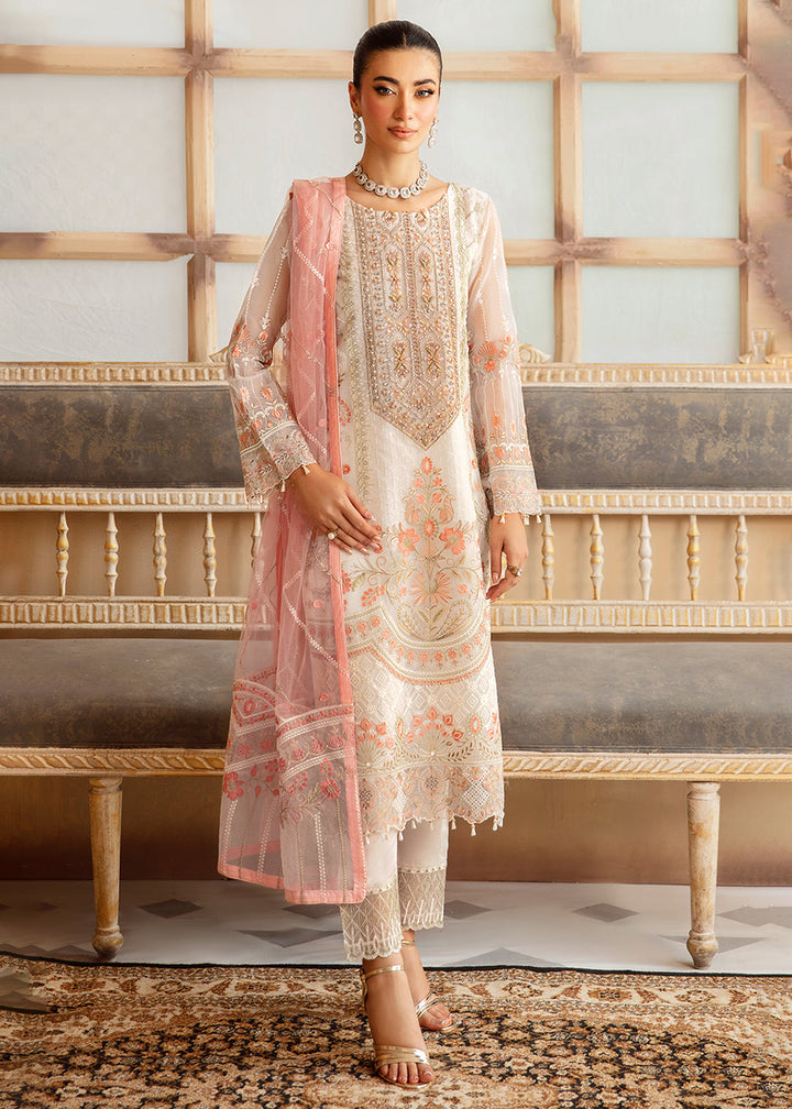 Buy Now Minhal Organza Collection Volume 12 by Ramsha | M-1203 Online at Empress Online in USA, UK, Canada & Worldwide at Empress Clothing.