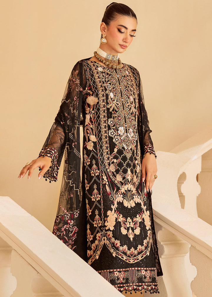 Buy Now Minhal Organza Collection Volume 12 by Ramsha | M-1205 Online at Empress Online in USA, UK, Canada & Worldwide at Empress Clothing