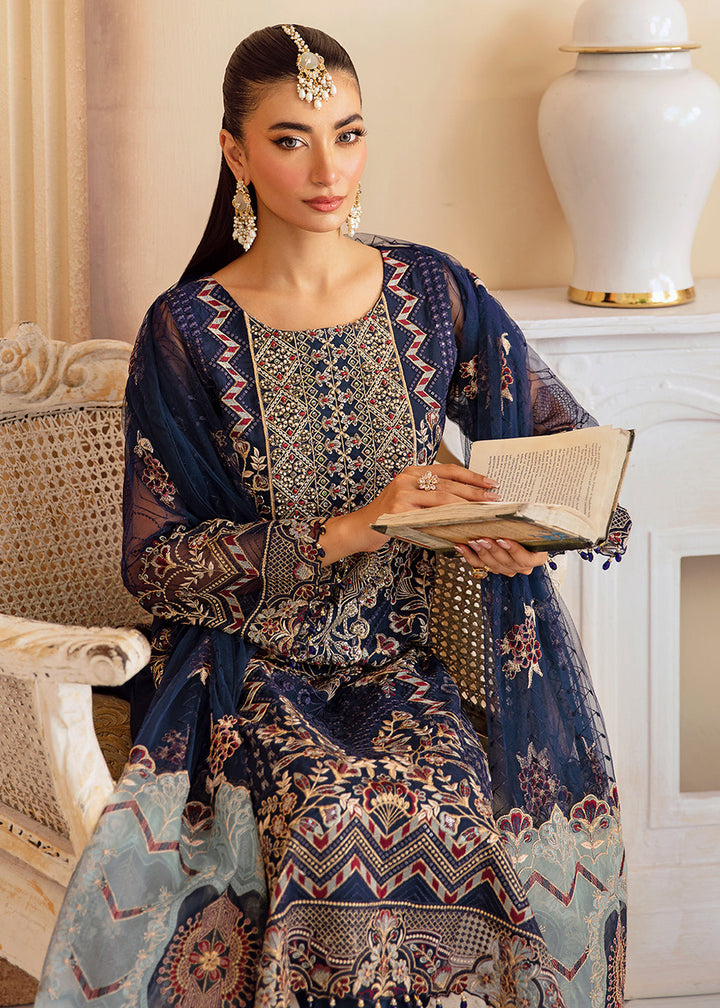 Buy Now Minhal Organza Collection Volume 12 by Ramsha | M-1209 Online at Empress Online in USA, UK, Canada & Worldwide at Empress Clothing.