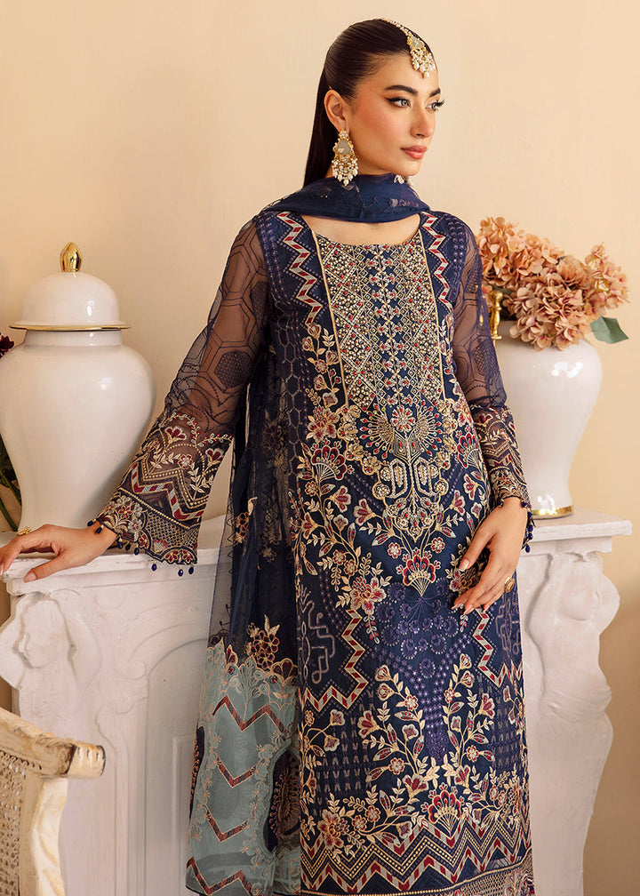 Buy Now Minhal Organza Collection Volume 12 by Ramsha | M-1209 Online at Empress Online in USA, UK, Canada & Worldwide at Empress Clothing.