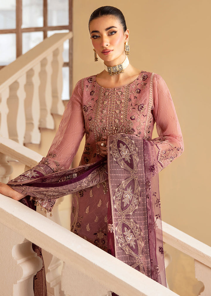 Buy Now Minhal Organza Collection Volume 12 by Ramsha | M-1210 Online at Empress Online in USA, UK, Canada & Worldwide at Empress Clothing. 