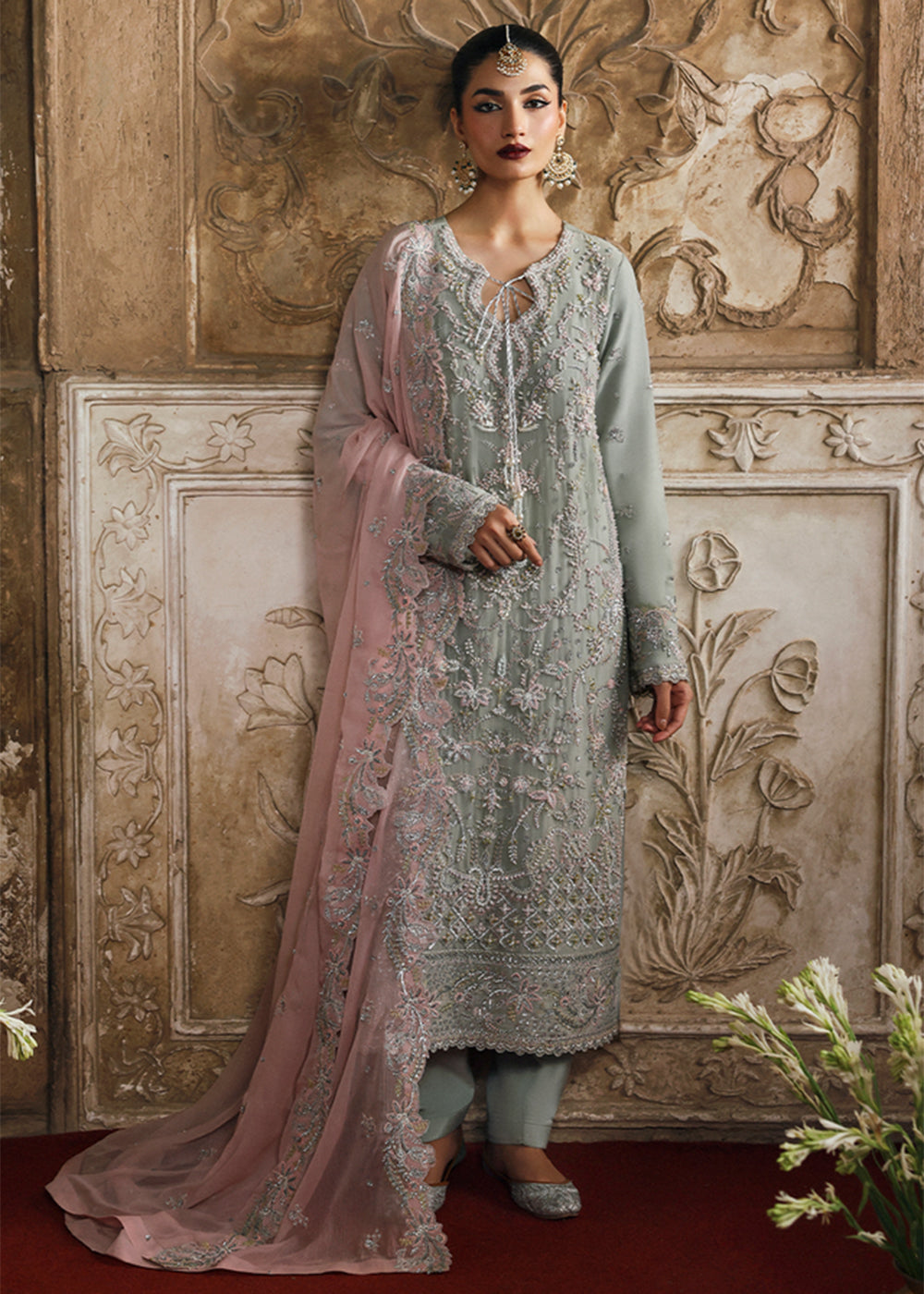 Buy Now Romansiyyah Luxury Formals 25 by Emaan Adeel | MAHPARI Online in US, UK, Canada, France, Italy, Germany, Sweden, Greece, Ireland & Worldwide at Empress.