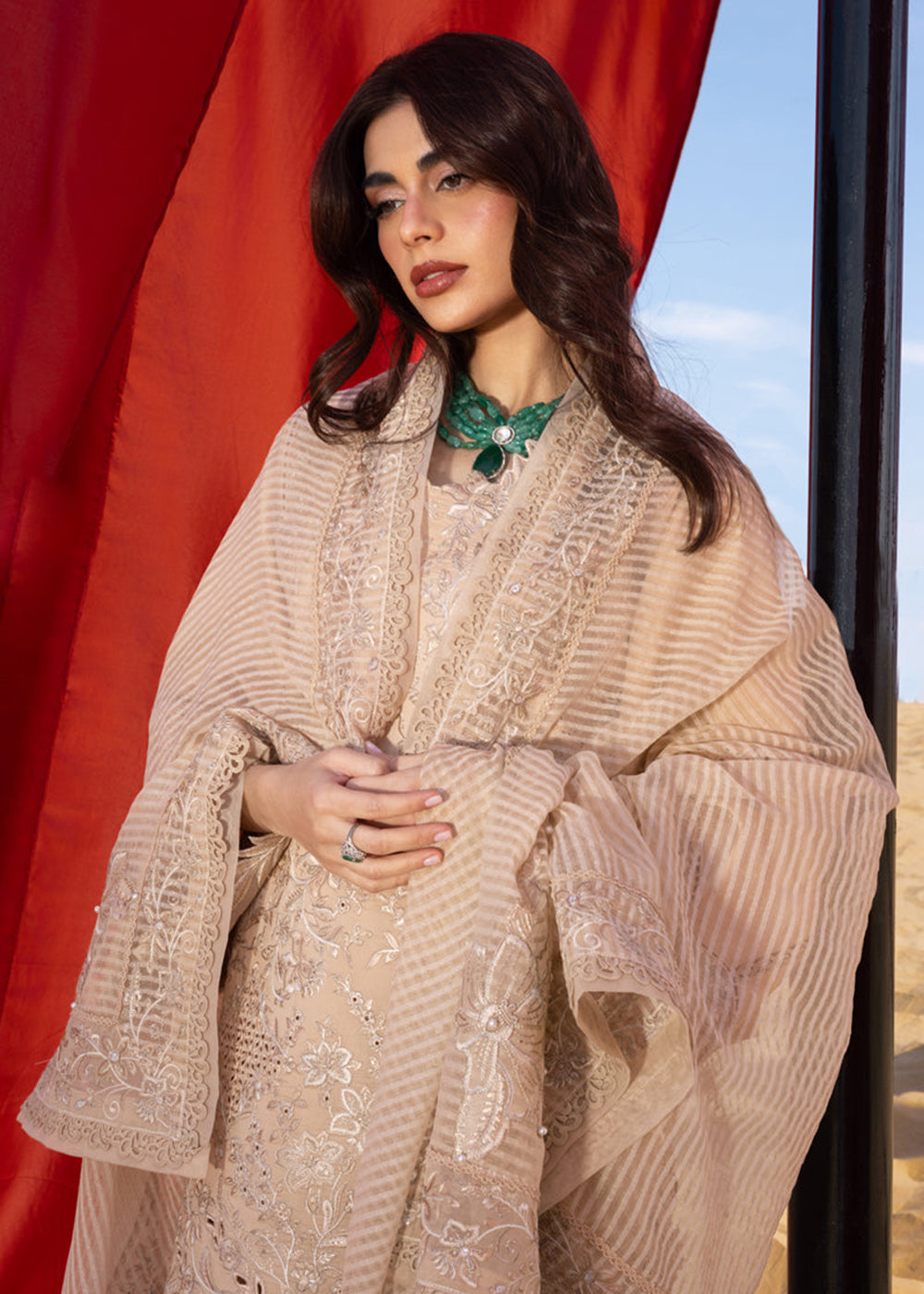 Buy Now Premium Luxury Lawn '26 by Rang Rasiya | MAYEL Online in US, UK, Canada, France, Italy, Germany, Greece, Sweden, Africa, Qatar & Worldwide at Empress.