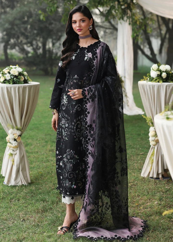 Buy Now Tales of Petals Luxury Lawn '26 by Sardinia | MIDNIGHT BLOOM Online in US, UK, Canada, France, Greece, Germany, Ireland, Sweden & Worldwide at Empress.