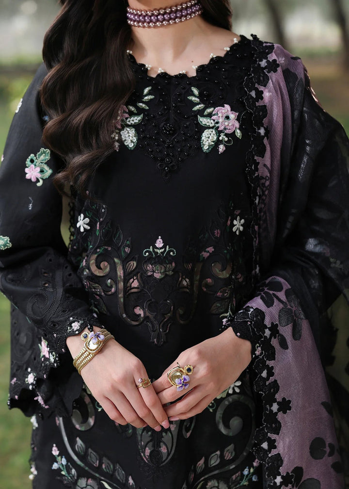 Buy Now Tales of Petals Luxury Lawn '26 by Sardinia | MIDNIGHT BLOOM Online in US, UK, Canada, France, Greece, Germany, Ireland, Sweden & Worldwide at Empress.