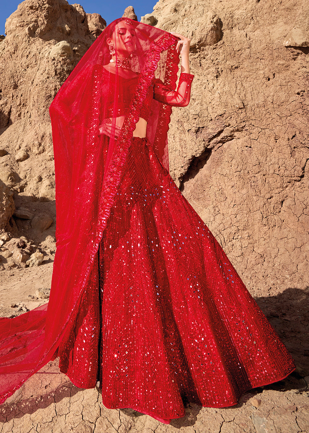 Pink Wedding Silk Designer Lehenga Choli buy online - Bridal Lehenga Choli