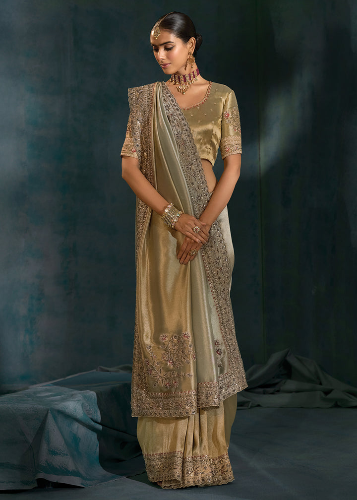 Buy Grey Cut Dana & Mirror Work Designer Saree Online in US, UK, Canada, France, Germany, Italy, Denmark, Singapore, Belgium, UAE & Worldwide at Empress.