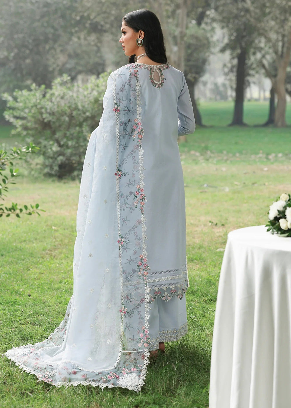 Buy Now Tales of Petals Luxury Lawn '26 by Sardinia | MORNING SKY Online in US, UK, Canada, France, Greece, Germany, Ireland, Sweden & Worldwide at Empress.