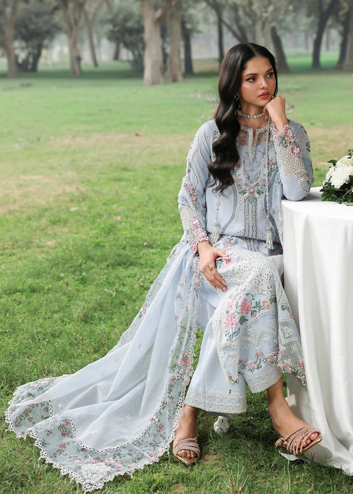 Buy Now Tales of Petals Luxury Lawn '26 by Sardinia | MORNING SKY Online in US, UK, Canada, France, Greece, Germany, Ireland, Sweden & Worldwide at Empress.