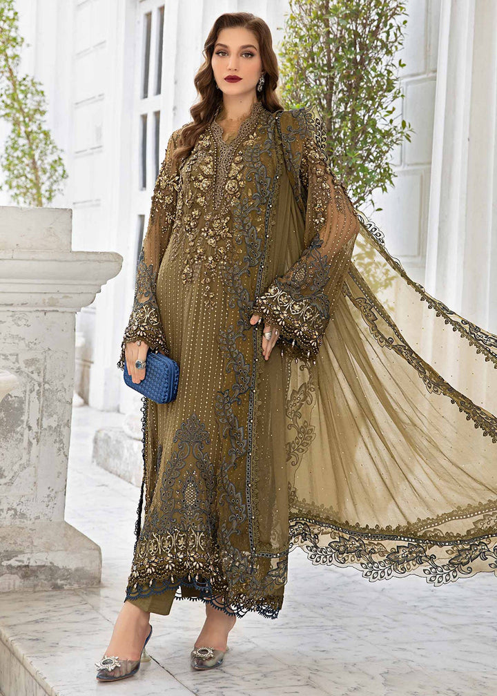 Buy Now Unstitched Chiffon Formals '24 by Maria B | MPC-24-108 Online at Empress Online in USA, Italy, Germany & Worldwide at Empress Clothing. 