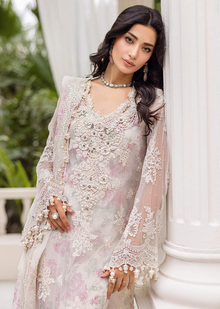 Buy Now Unstitched Chiffons '25 by Maria B | MPC-25-101 Online in USA, UK, Canada, France, Italy, Germany, Spain, Netherlands & Worldwide at Empress Clothing.