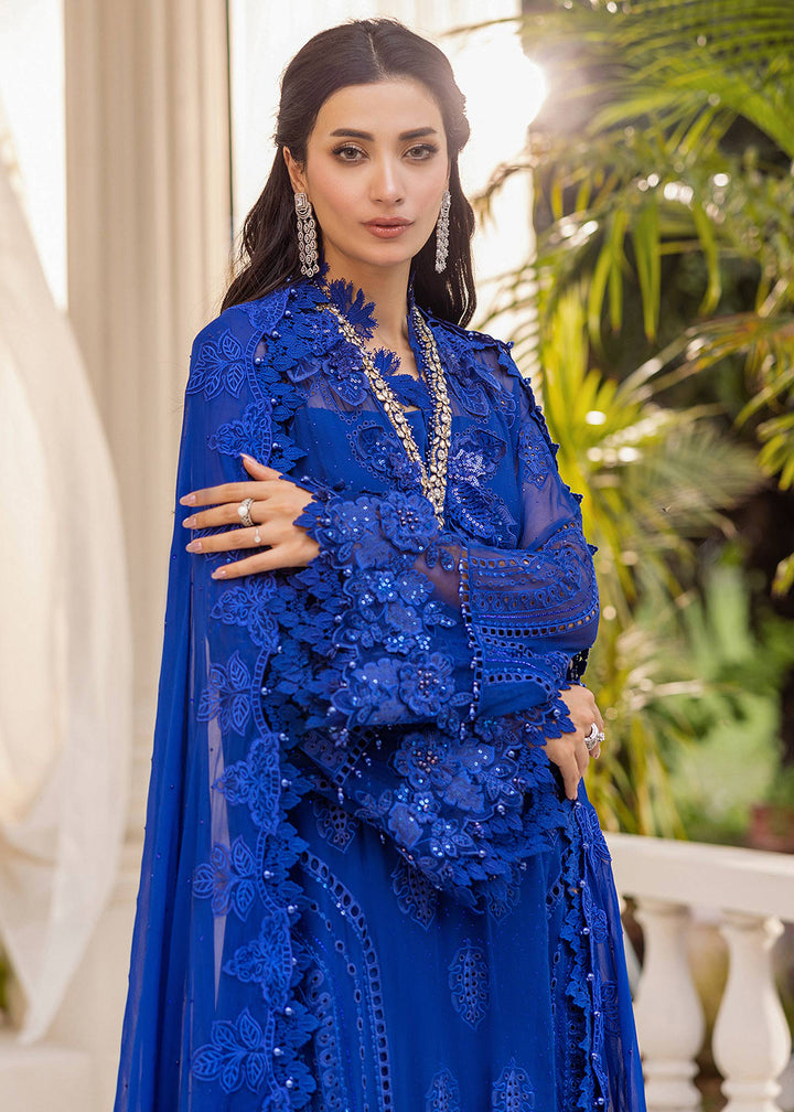 Buy Now Unstitched Chiffons '25 by Maria B | MPC-25-103 Online in USA, UK, Canada, France, Italy, Germany, Spain, Netherlands & Worldwide at Empress Clothing.