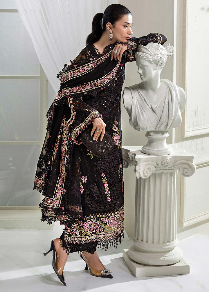 Buy Now Unstitched Chiffons '25 by Maria B | MPC-25-104 Online in USA, UK, Canada, France, Italy, Germany, Spain, Netherlands & Worldwide at Empress Clothing.