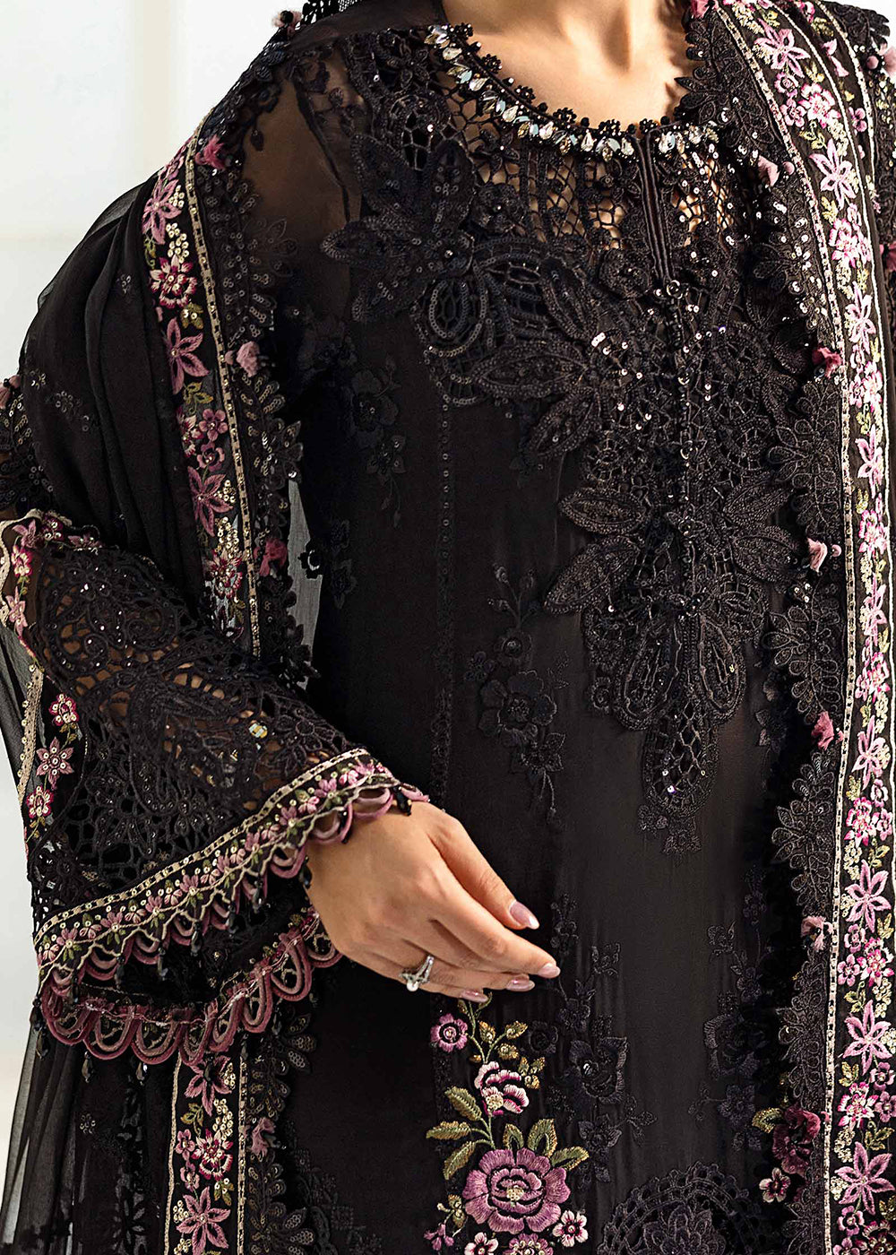 Buy Now Unstitched Chiffons '25 by Maria B | MPC-25-104 Online in USA, UK, Canada, France, Italy, Germany, Spain, Netherlands & Worldwide at Empress Clothing.