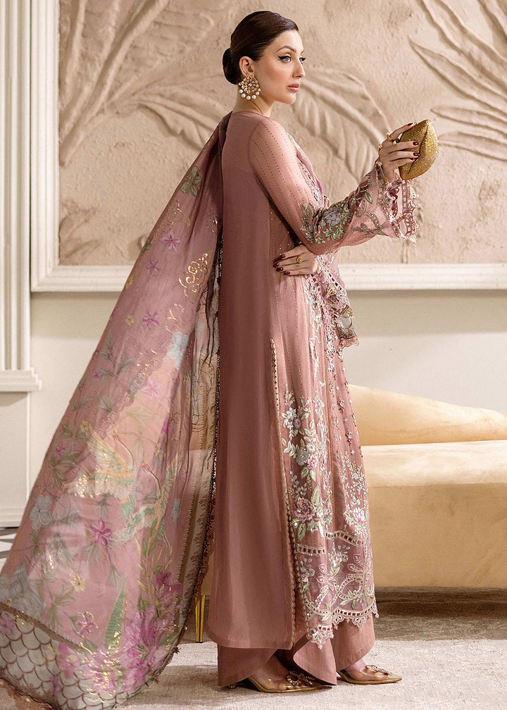 Buy Now Unstitched Chiffons '25 by Maria B | MPC-25-105 Online in USA, UK, Canada, France, Italy, Germany, Spain, Netherlands & Worldwide at Empress Clothing.