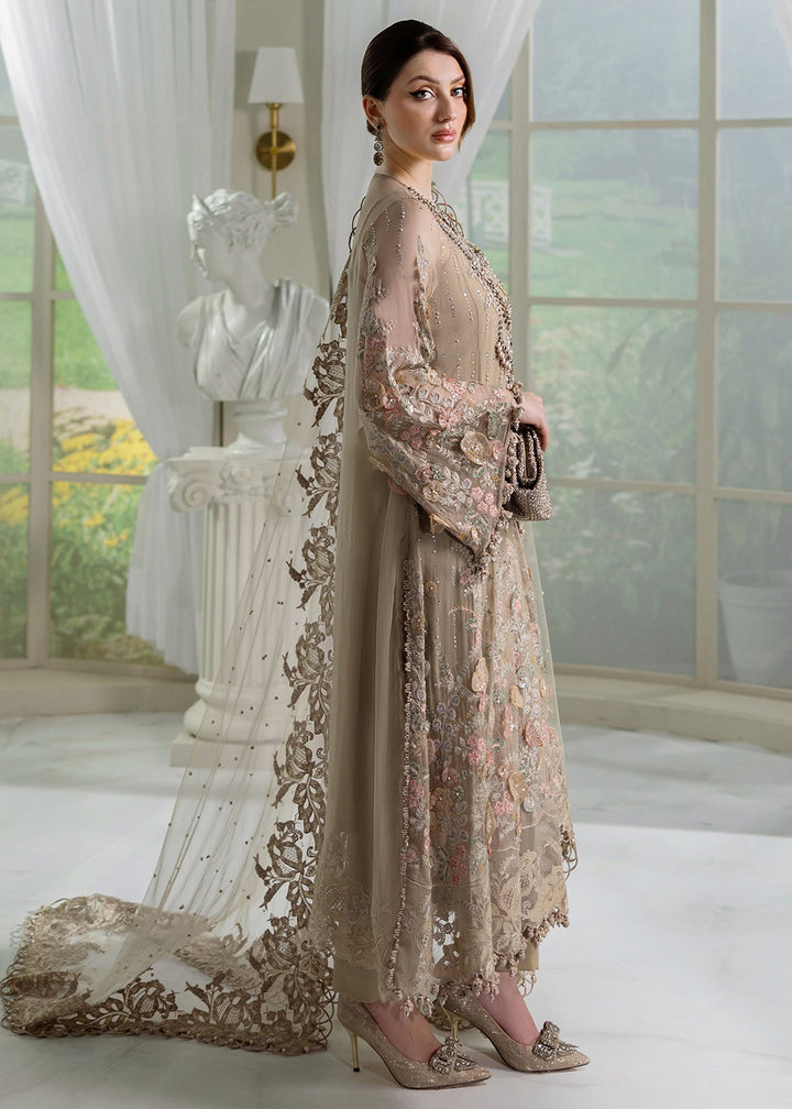 Buy Now Unstitched Chiffons '25 by Maria B | MPC-25-107 Online in USA, UK, Canada, France, Italy, Germany, Spain, Netherlands & Worldwide at Empress Clothing.