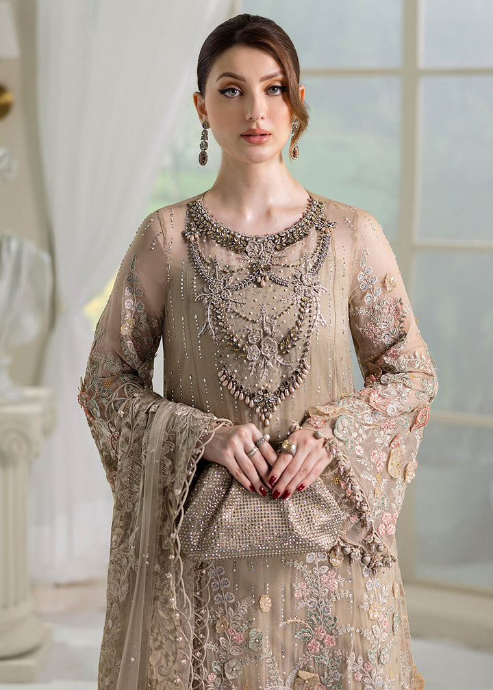 Buy Now Unstitched Chiffons '25 by Maria B | MPC-25-107 Online in USA, UK, Canada, France, Italy, Germany, Spain, Netherlands & Worldwide at Empress Clothing.