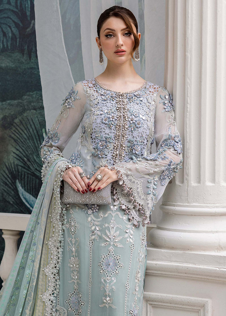 Buy Now Unstitched Chiffons '25 by Maria B | MPC-25-108 Online in USA, UK, Canada, France, Italy, Germany, Spain, Netherlands & Worldwide at Empress Clothing.