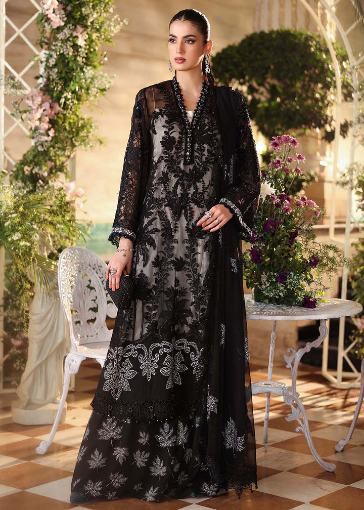 Buy Now Tea Affair Chiffon Formals '26 by Maria B | MPC-26-101 Online in US, UK, Canada, France, Greece, Germany, Ireland, Sweden, UAE & Worldwide at Empress.