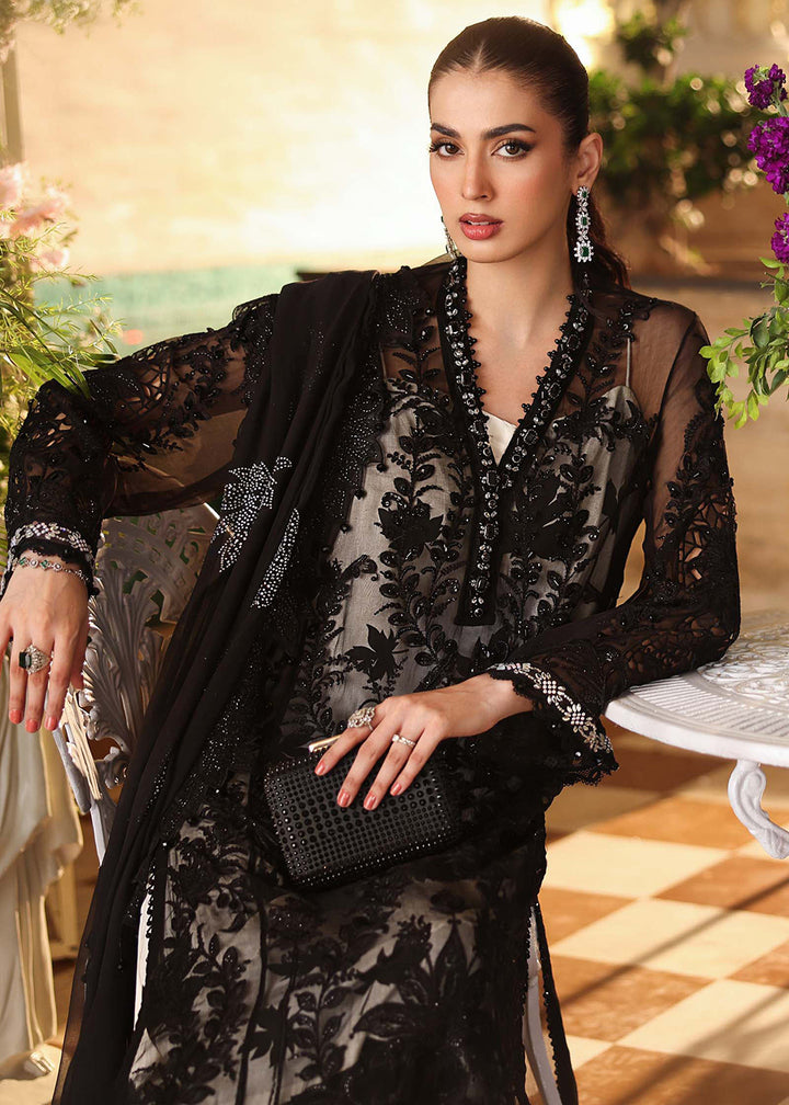 Buy Now Tea Affair Chiffon Formals '26 by Maria B | MPC-26-101 Online in US, UK, Canada, France, Greece, Germany, Ireland, Sweden, UAE & Worldwide at Empress.