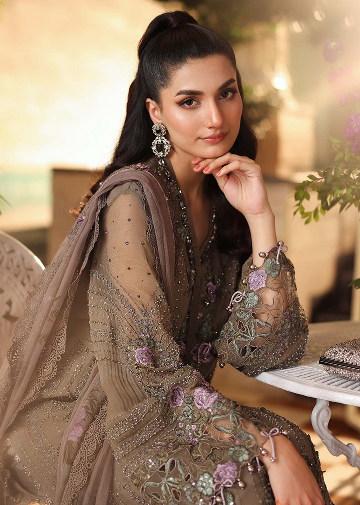 Buy Now Tea Affair Chiffon Formals '26 by Maria B | MPC-26-102 Online in US, UK, Canada, France, Greece, Germany, Ireland, Sweden, UAE & Worldwide at Empress.
