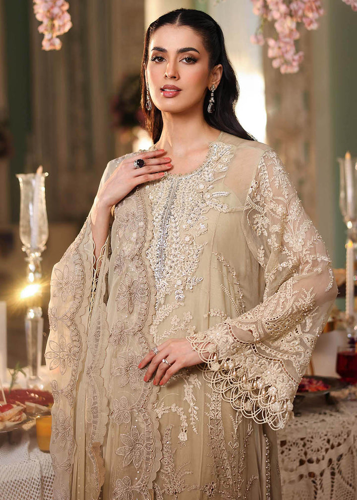 Buy Now Tea Affair Chiffon Formals '26 by Maria B | MPC-26-103 Online in US, UK, Canada, France, Greece, Germany, Ireland, Sweden, UAE & Worldwide at Empress.