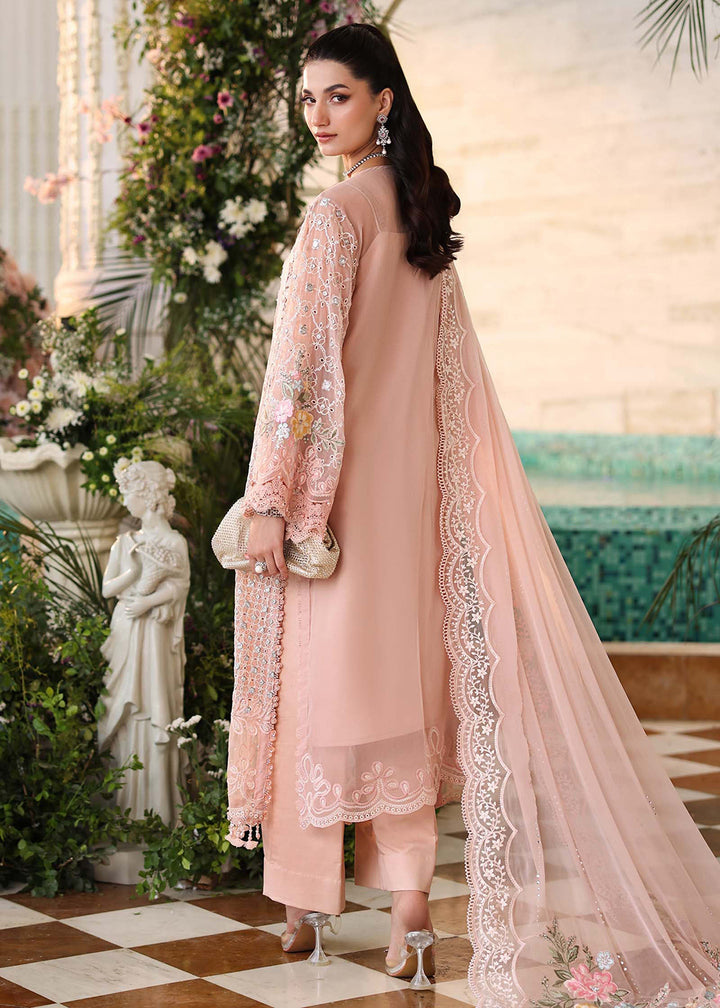 Buy Now Tea Affair Chiffon Formals '26 by Maria B | MPC-26-104 Online in US, UK, Canada, France, Greece, Germany, Ireland, Sweden, UAE & Worldwide at Empress.