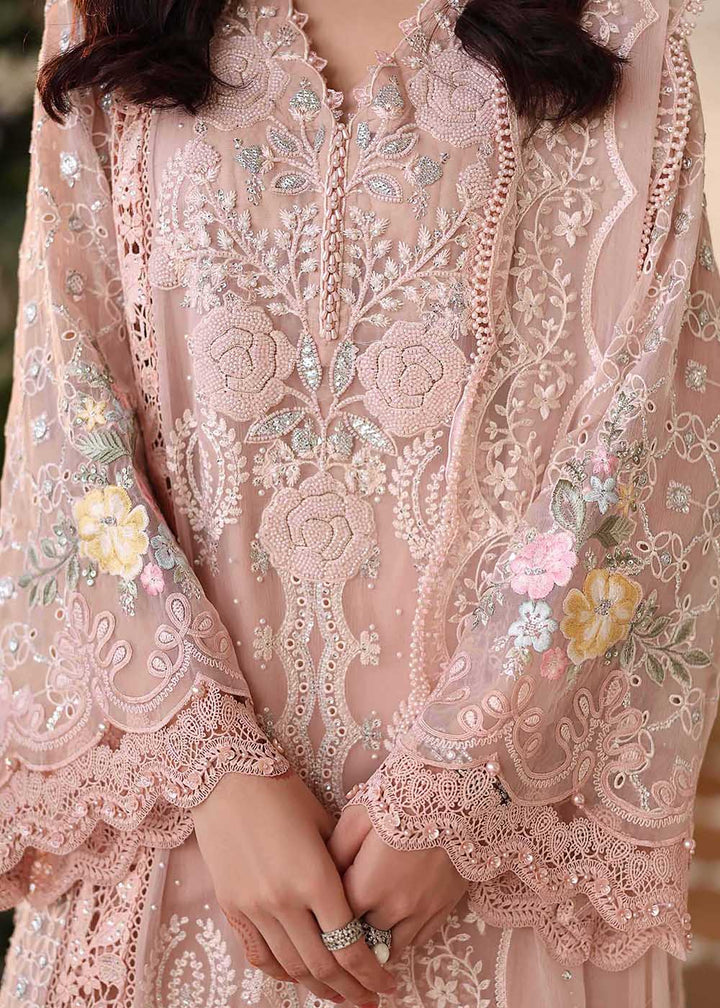 Buy Now Tea Affair Chiffon Formals '26 by Maria B | MPC-26-104 Online in US, UK, Canada, France, Greece, Germany, Ireland, Sweden, UAE & Worldwide at Empress.