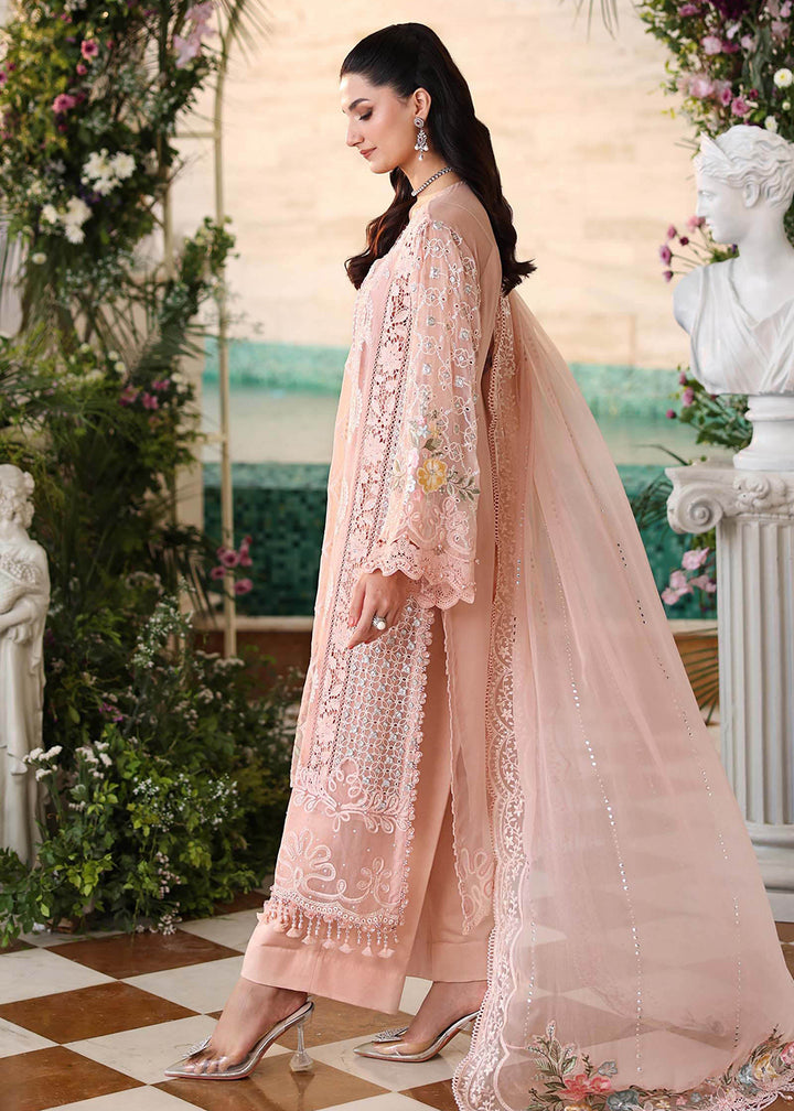 Buy Now Tea Affair Chiffon Formals '26 by Maria B | MPC-26-104 Online in US, UK, Canada, France, Greece, Germany, Ireland, Sweden, UAE & Worldwide at Empress.