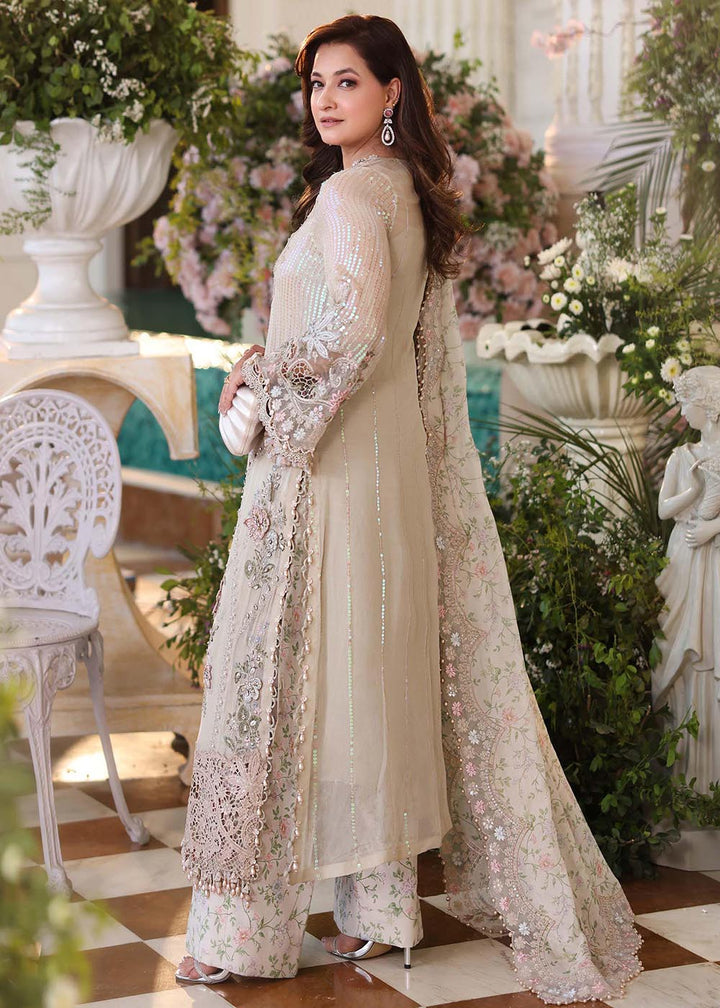 Buy Now Tea Affair Chiffon Formals '26 by Maria B | MPC-26-107 Online in US, UK, Canada, France, Greece, Germany, Ireland, Sweden, UAE & Worldwide at Empress.