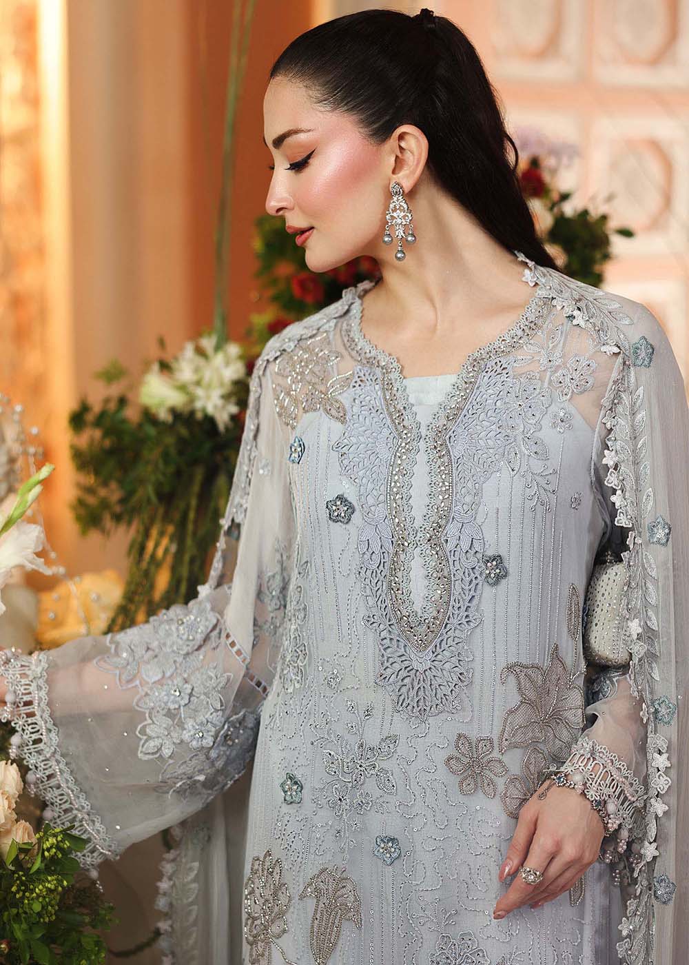 Buy Now Unstitched Chiffon 26 by Maria B | MPC-26-206 Online in US, UK, Canada, France, Italy, Germany, Greece, Sweden, Netherlands, UAE & Worldwide at Empress.