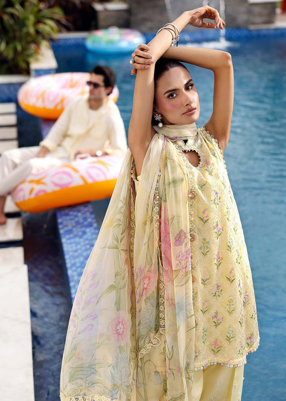 Buy Now M.Prints Summer Lawn '26 by Maria B | MPT-3001A Online in US, UK, Canada, France, Greece, Germany, Ireland, Sweden, Denmark, UAE & Worldwide at Empress.