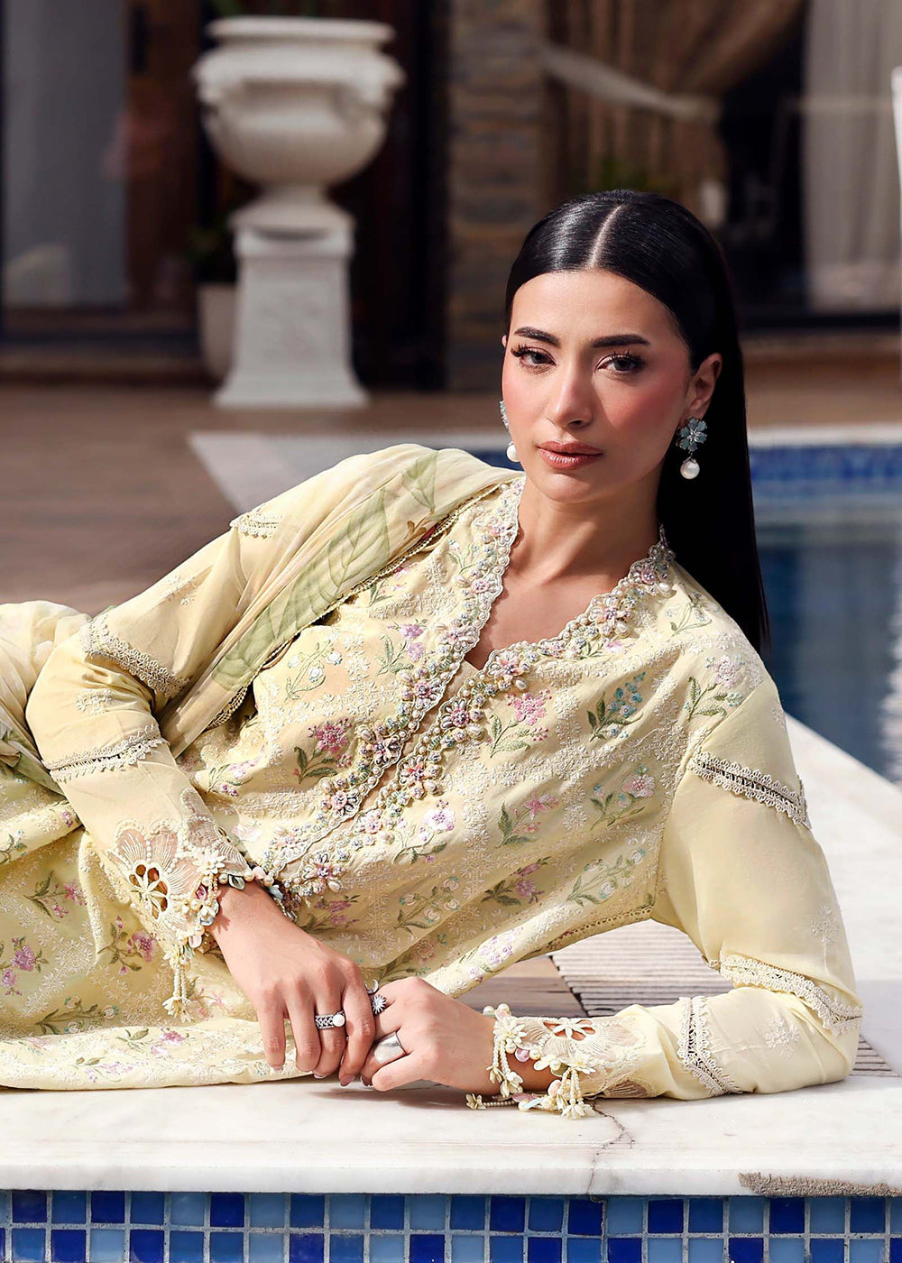 Buy Now M.Prints Summer Lawn '26 by Maria B | MPT-3001A Online in US, UK, Canada, France, Greece, Germany, Ireland, Sweden, Denmark, UAE & Worldwide at Empress.